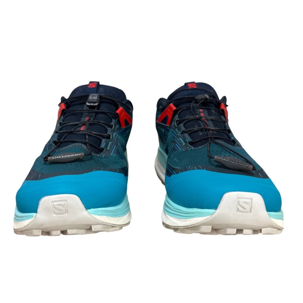 Salomon Ultra Glide 2 Mens 12 Blue Trail Running Shoes Gorpcore Sneaker 470425 - Picture 5 of 12